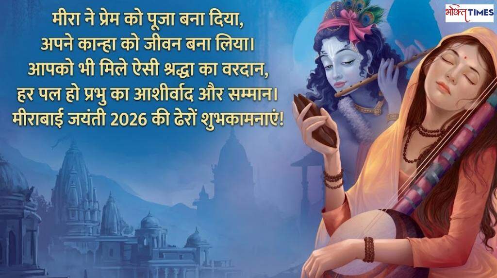 मीराबाई जयंती की हार्दिक शुभकामनाएं फोटो